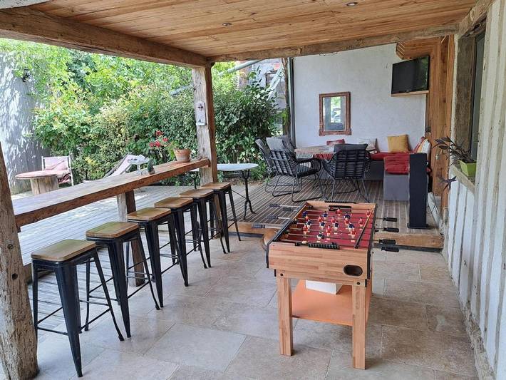 Location de vacances pour 10 personnes, avec jardin ainsi que balcon et piscine dans Saramon - 4
