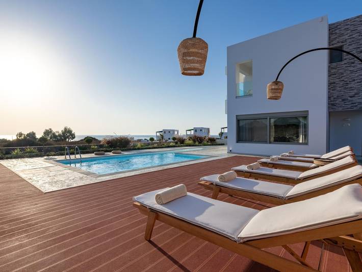 Ferienhaus für 7 Personen, mit Balkon und Terrasse sowie Garten und Pool in Lachania - 2