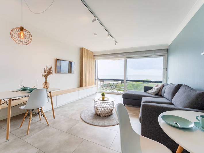 Vakantieappartement voor 2 personen, met balkon in Blankenberge