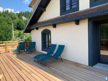 Gîte pour 5 personnes, avec terrasse ainsi que vue et jardin à Ban-sur-Meurthe-Clefcy