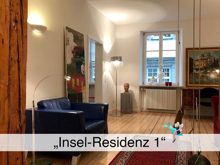 Ganze Wohnung, Ferienwohnung Insel-Residenz 1 - stilvolles Altstadt Herrenhaus auf der Insel in Lindau, Bayerisch Schwaben