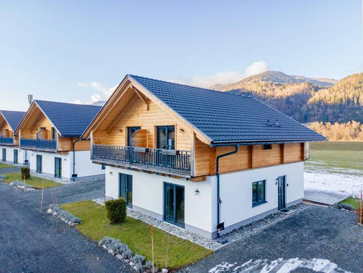 Ferienhaus für 6 Personen, mit Balkon und Terrasse sowie Garten in Rattendorf