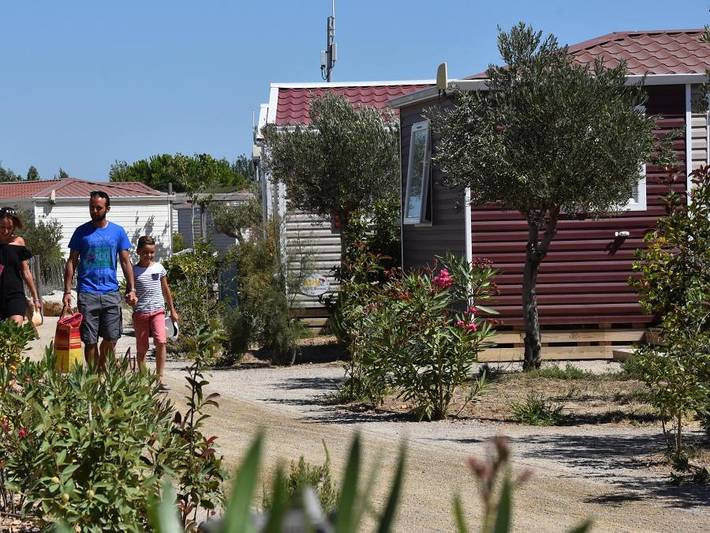 Camping Le Mas des Lavandes - Mobilheim 6 personen - Classic 3 Zimmer S - nicht klimatisiert in Sérignan, Mittelmeerküste (Frankreich)