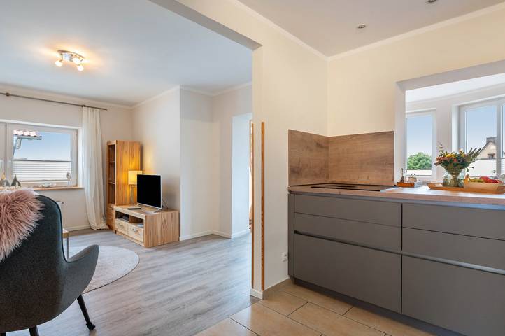 Appartement entier, Appartement « Villa Jesse » avec vue mer, balcon privé et Wi-Fi in Kieler Förde, Heikendorf