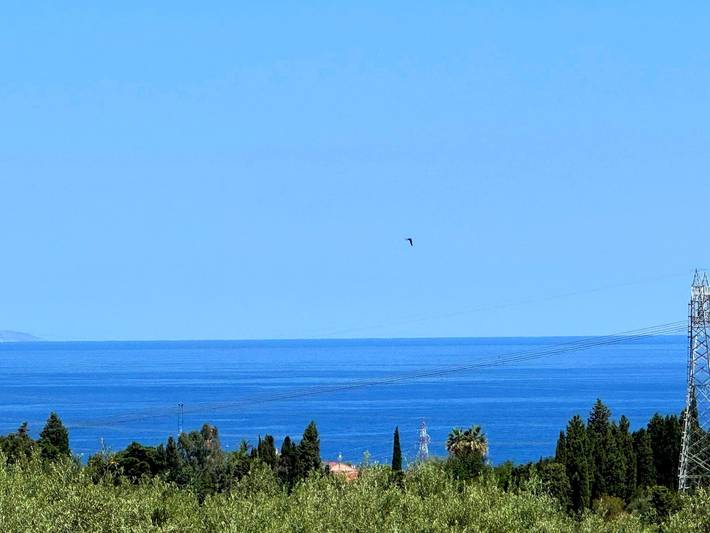 Room 'Stromboli' with Sea View, Wi-Fi and Air Conditioning in Pace del Mela, Messina provins