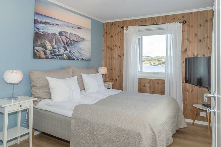 Neue Hütte am Meer Küste, fahren nur 40 Minuten von der Stadt Bergen in Sund