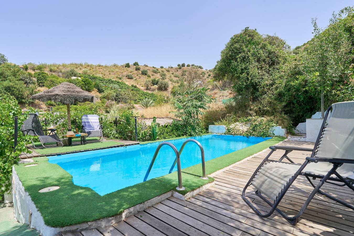 Ferienhaus 'Casa del Río' mit Bergblick und Pool in Canillas de Aceituno, Málaga Provinz