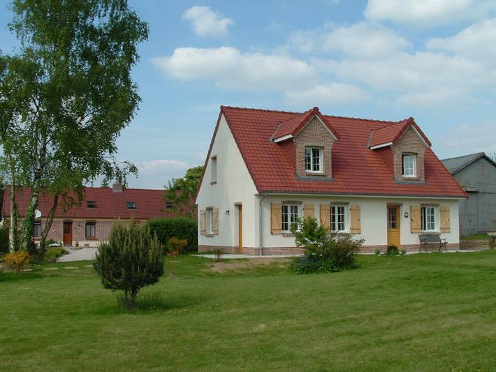Gîte pour 6 personnes, avec terrasse à Saint-Pol-sur-Ternoise