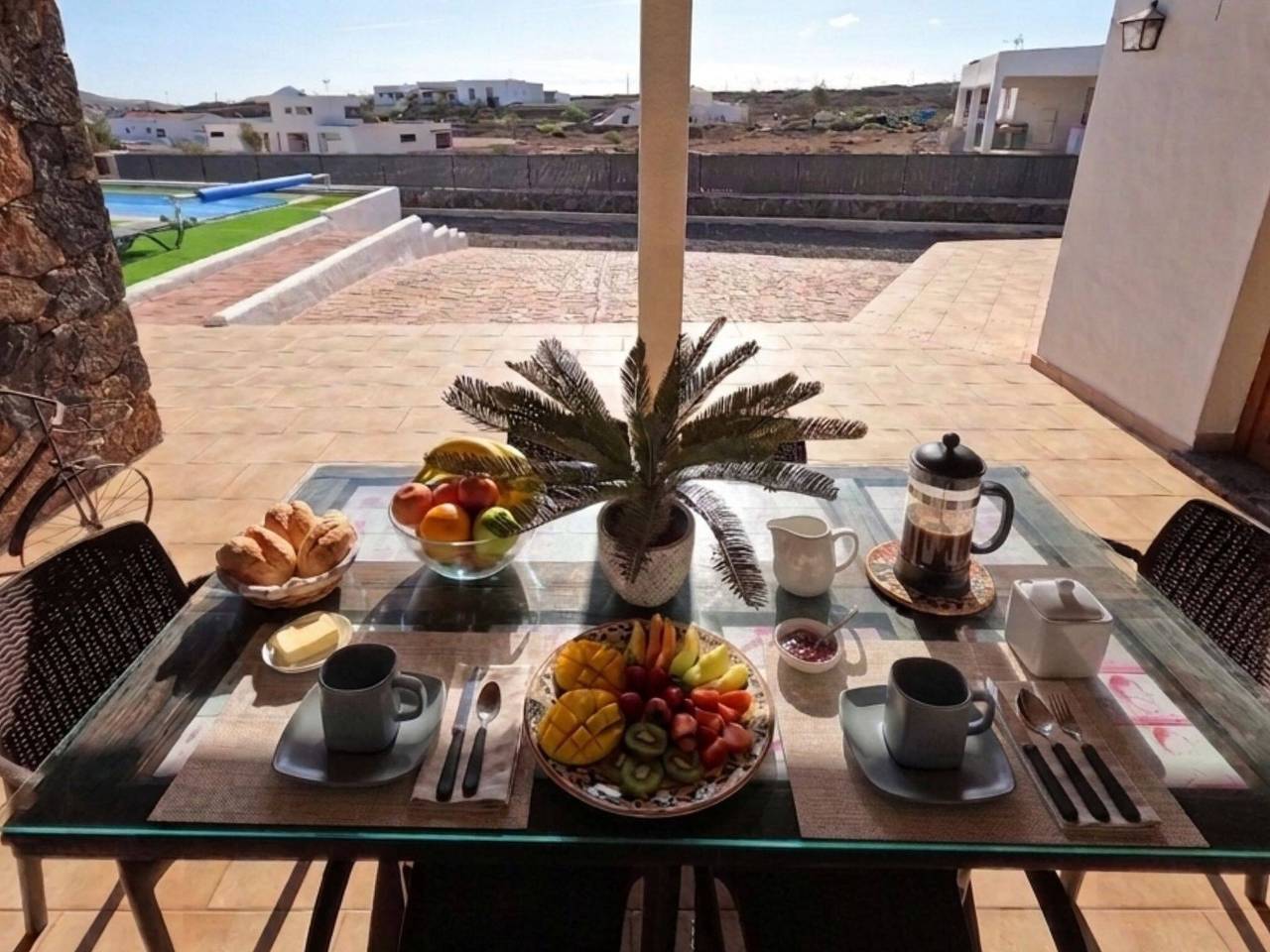 Chalet para 6 personas con terraza in Villaverde, La Oliva