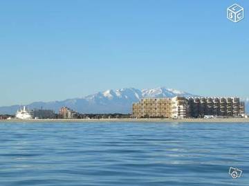 Gîte pour 2 personnes, avec vue et balcon dans Port Barcarès