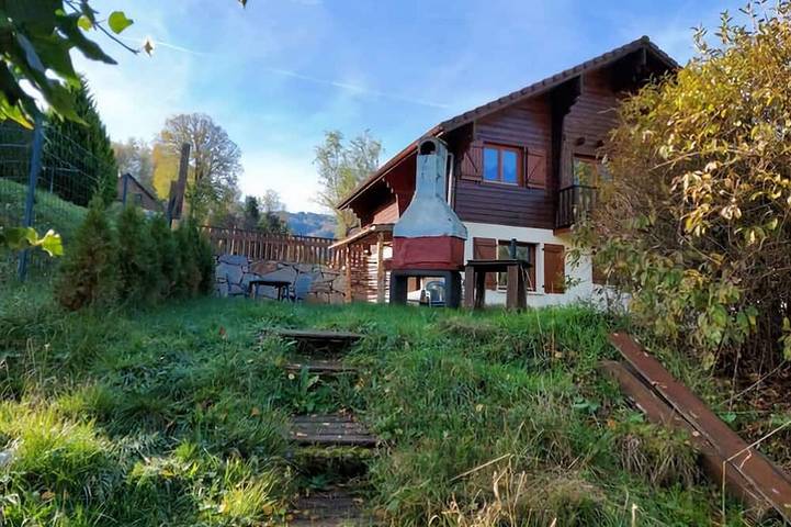 Chalet pour 3 personnes, avec jardin, animaux acceptés