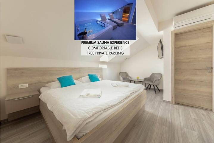 Maison d’hôte pour 4 personnes, avec sauna et jacuzzi