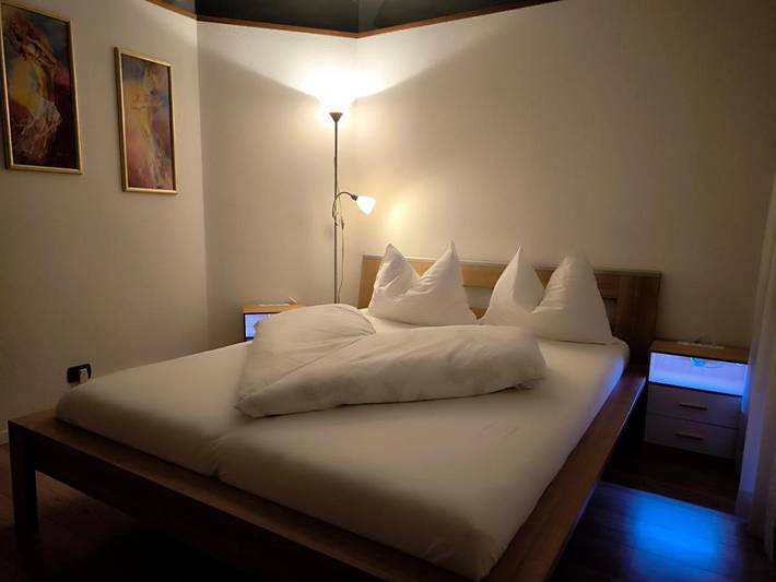 Ferienwohnung für 4 Personen, mit Garten und Ausblick