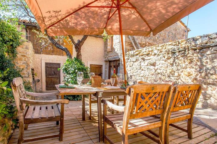 Casa de vacaciones para 12 personas, con piscina para niños y jardín además de sauna y jacuzzi, Se admiten mascotas en Los Serranos - 3