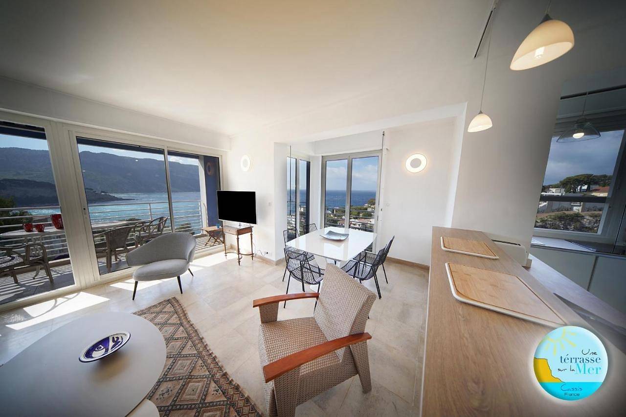 Appartement entier, Une Terrasse Sur La Mer 3 pers 2 chambres Vue Mer in Cassis, Parc national des Calanques