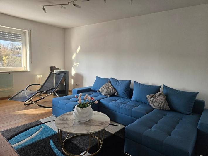 Ferienwohnung für 6 Personen, mit Balkon und Terrasse sowie Garten und Ausblick in Erlangen - 3
