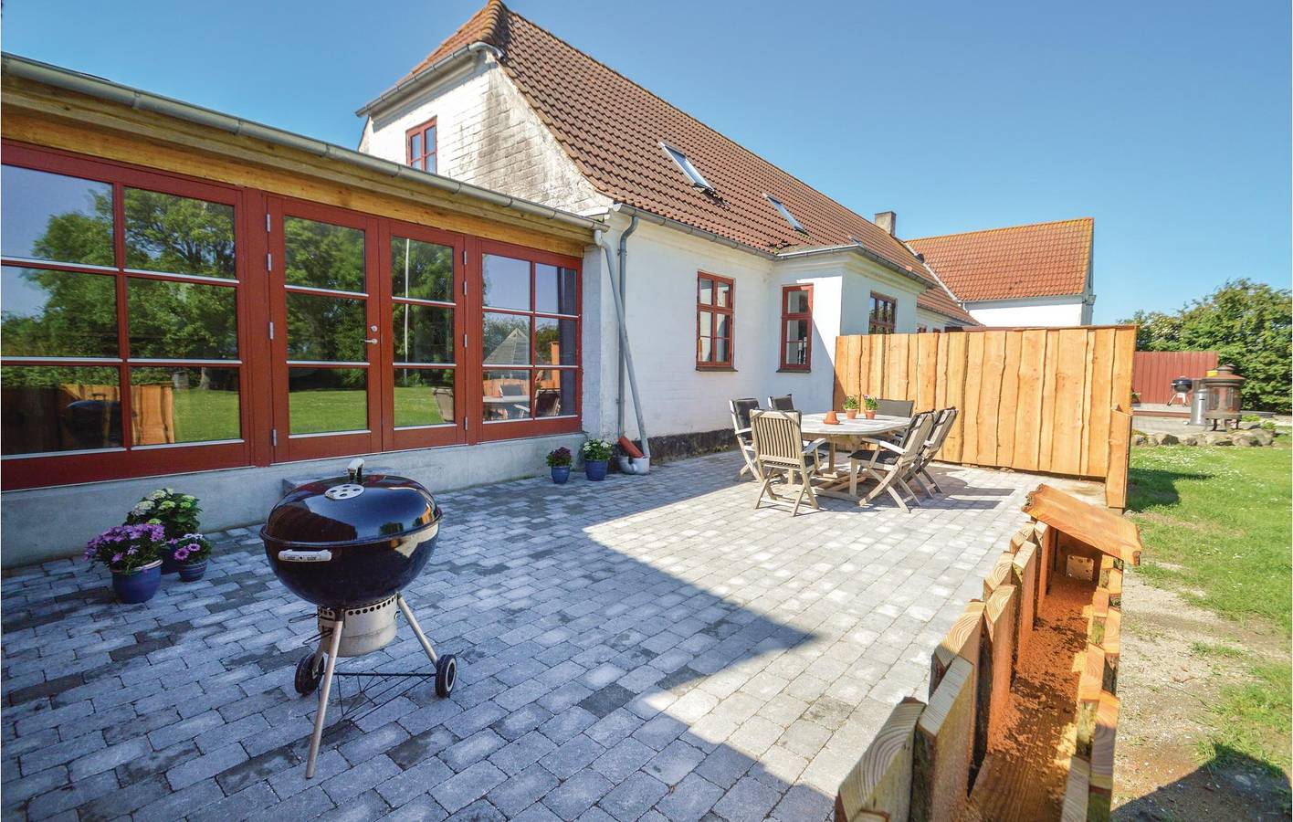 Ferienhaus für 8 Personen mit Terrasse in Store Heddinge, Stevns und Umgebung