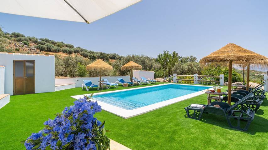 Casa rural para 12 personas, con piscina y balcón/terraza en Periana - 4