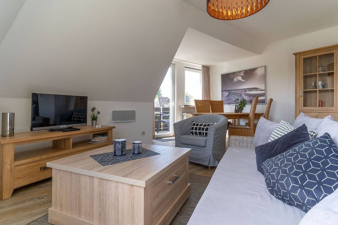 Ganze Wohnung, Geschmackvolle und moderne 2- Zimmerwohnung mit Balkon für 4 Personen in Tating, Eiderstedt