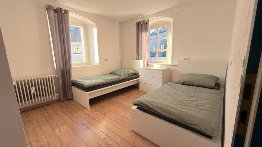Ferienwohnung für 10 Personen, mit Garten und Ausblick in Kirchenlamitz