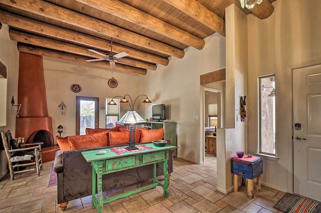 Neu! Adobe House w / Patio 1. 6 Mi.Nr. zum Santa Fe Plaza in Santa Fe, Santa Fe County