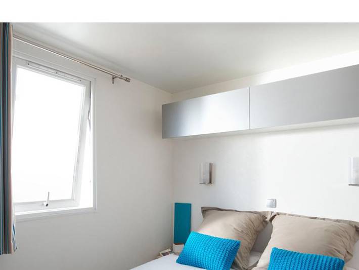 Flower Camping Le Fondespierre - Mobilheim 6 personen - Premium - 28m² in Castries, Mittelmeerküste (Frankreich)
