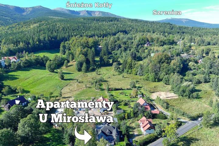 Apartament wakacyjny dla 6 osób, z ogród i widok w Jelenia Góra