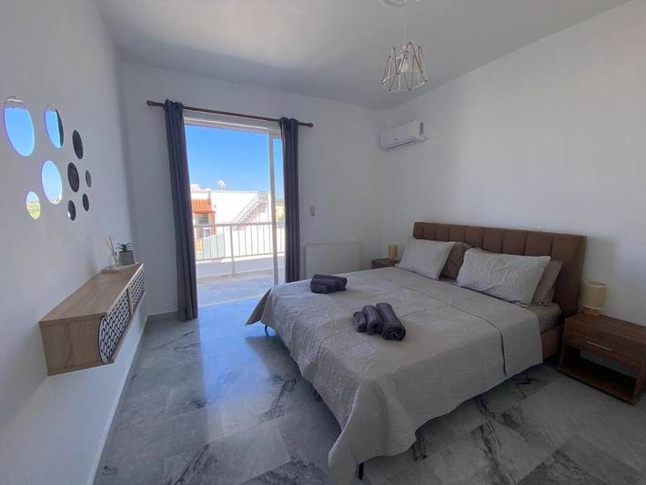 Vakantieappartement voor 4 personen, met balkon en uitzicht op Kos