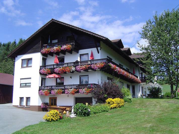 Pension für 4 Personen, mit Balkon und Balkon/Terrasse sowie Terrasse und Garten in Viechtach