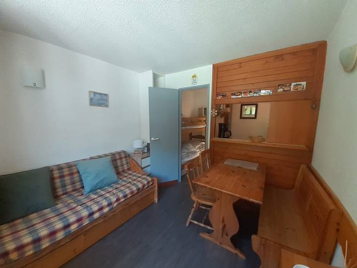 Studio entier, Studio cosy avec balcon sud - 3 pers. in Valfréjus, Modane