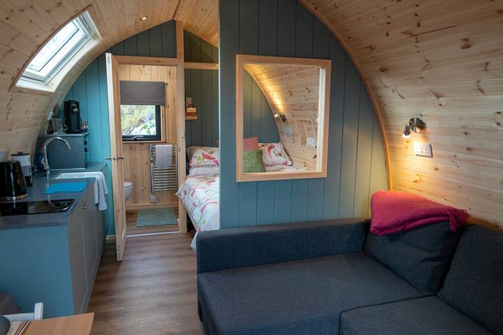 Glamping für 2 Personen, mit Whirlpool und Garten in Großbritannien - 4