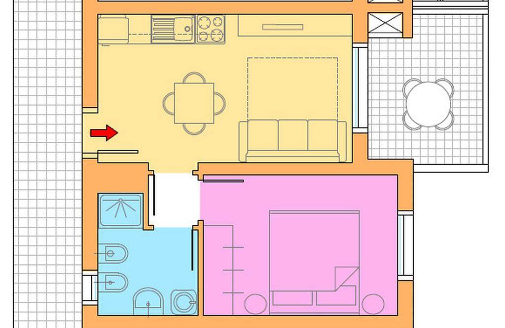 Ganze Wohnung, Villaggio A Mare Zweizimmer-Wohnung Bilo Hr4 für 4 Personen in Porto Santa Margherita, Caorle