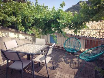 Gîte pour 4 personnes, avec terrasse et vue, animaux acceptés dans 