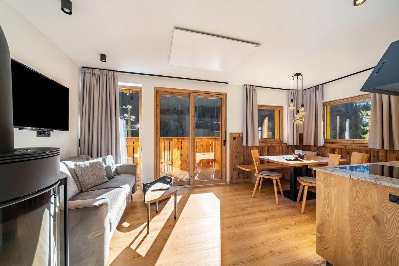 Ganze Wohnung, Ferienwohnung "Grogg 608 I" mit Bergblick, Garten und Wlan in Martell, Nationalpark Stilfser Joch