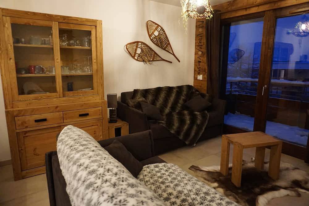 Ganze Wohnung, 6 pers- plagne center, Montblanc view, telebus base. in Plagne Centre, La Plagne-Tarentaise