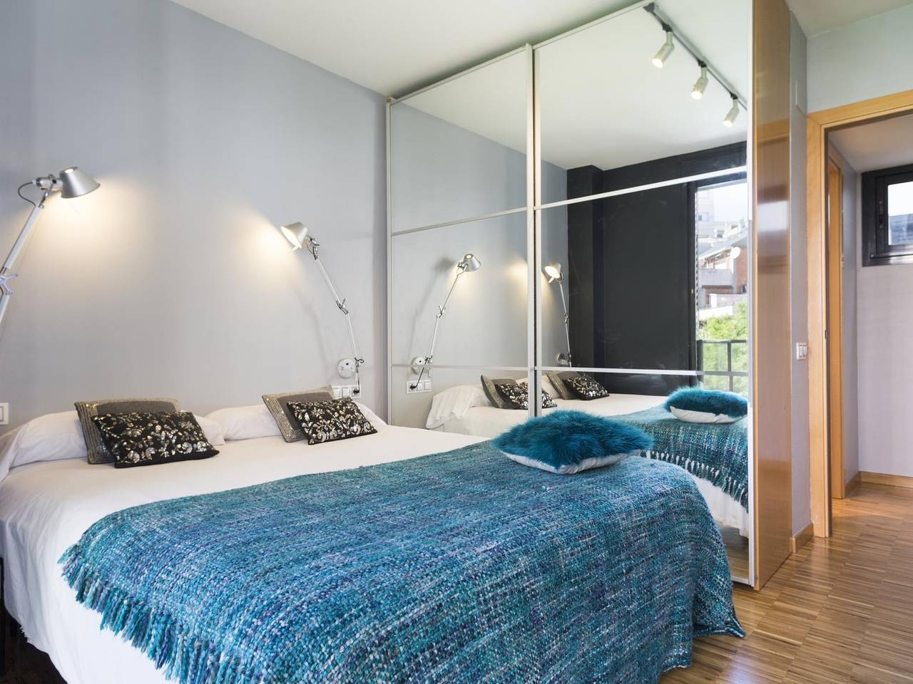 Cały apartament wypoczynkowy, Apartament wakacyjny dla 6 osób z balkon in Barcelona Centre, Barcelona