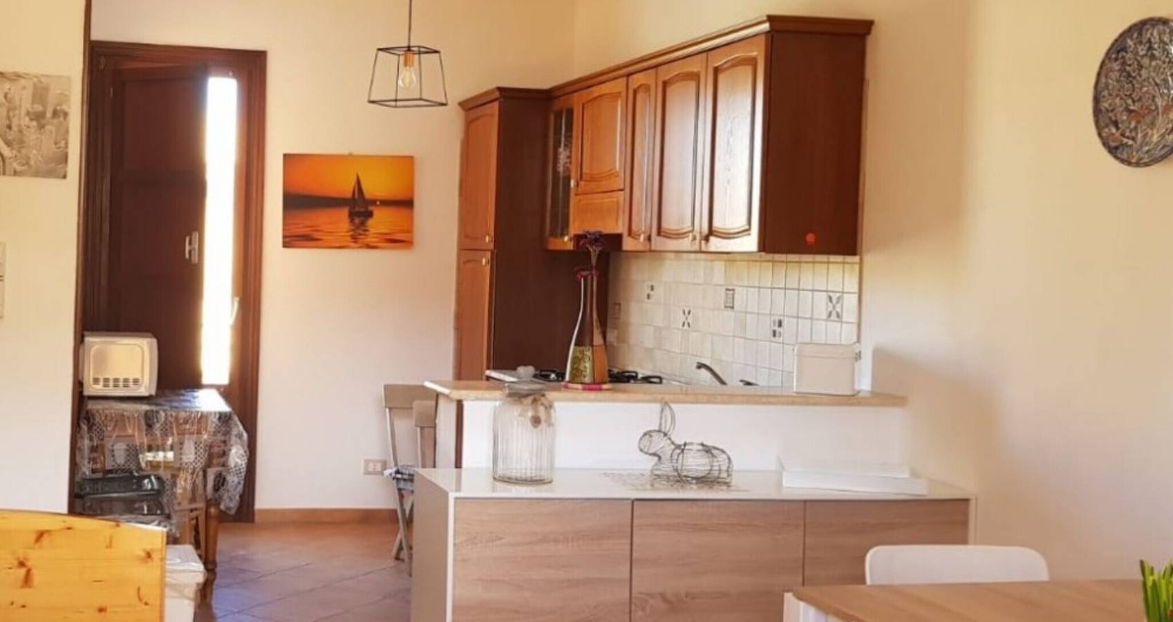 Casa Alhena: vistas a la montaña, terraza privada y aire acondicionado in San Vito Lo Capo, Provincia de Trapani