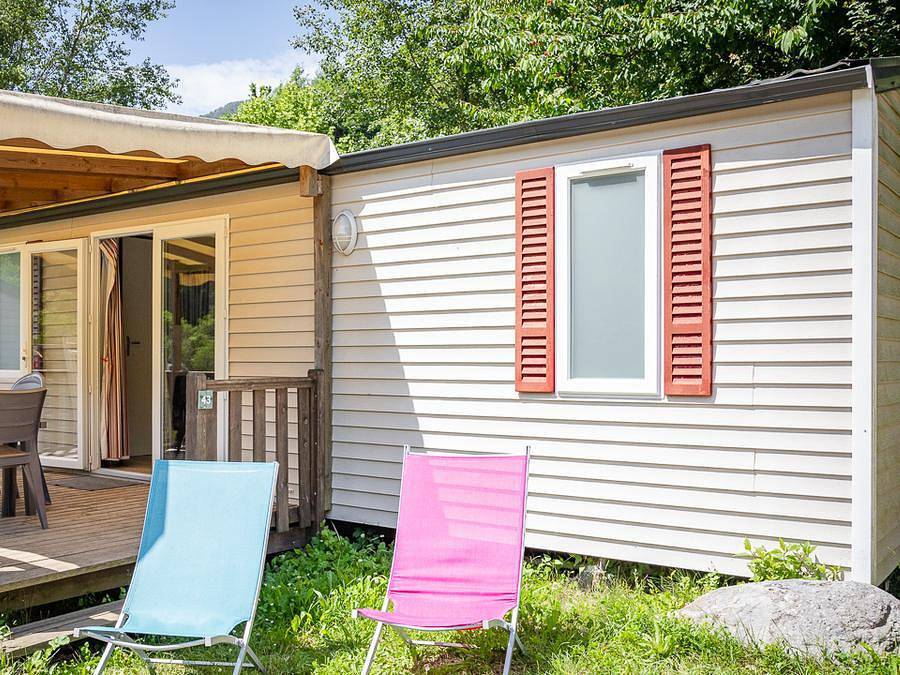 Camping les Templiers - Mobilhome 4 personas - Confort Plus 28m² / 2 habitaciones / aire acondicionado in Roquebillière, Nizza Region