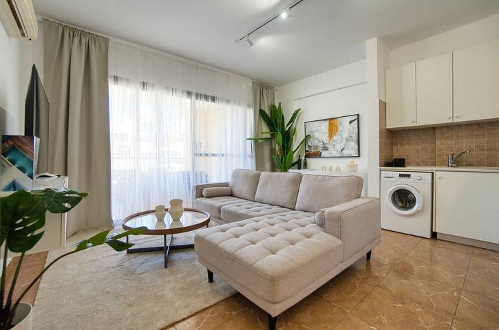 Apartament wakacyjny dla 2 osób, z Balkon i Ogród oraz Basen w Pafos