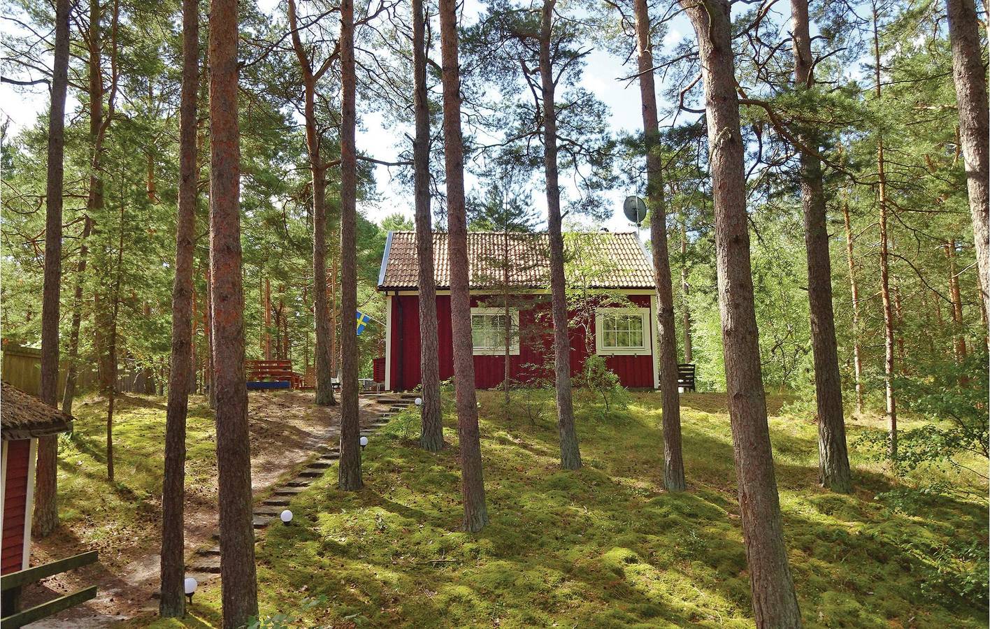 Holiday home for 6 people with terrace in Yngsjö, Swedish Baltic Sea