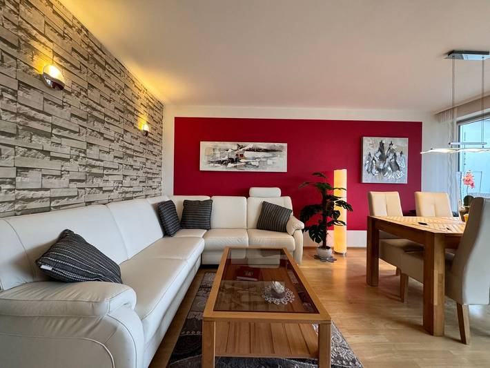 Ferienwohnung für 3 Personen, mit Ausblick und Garten in Daisendorf - 4