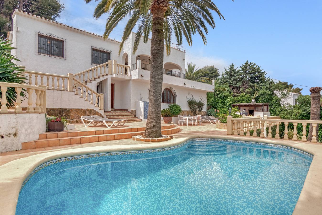 Villa 'Casa Ann - Affitti per famiglie' con vista mare, piscina privata e Wi-Fi in Cap Martí, Jávea