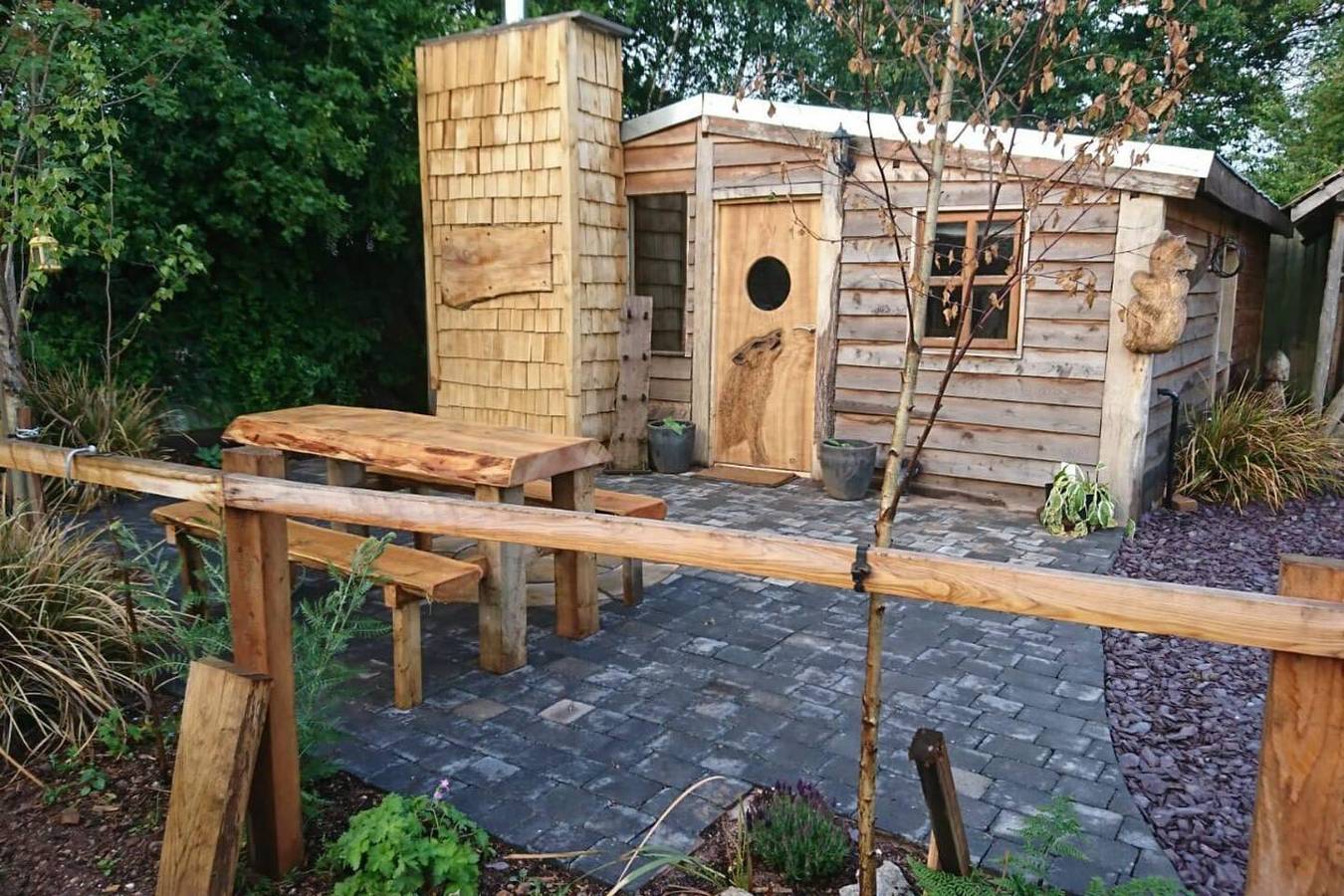 The Woodcutters Rest Cabin Sutton Coldfield in Drayton Manor Park, Staffordshire
