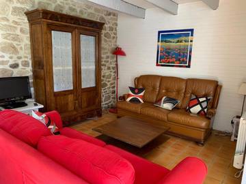 Gîte pour 4 personnes, avec terrasse, adapté aux familles à Clohars-Fouesnant