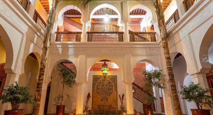 Maison d’hôte pour 2 personnes, avec piscine ainsi que vue et jardin à Marrakech
