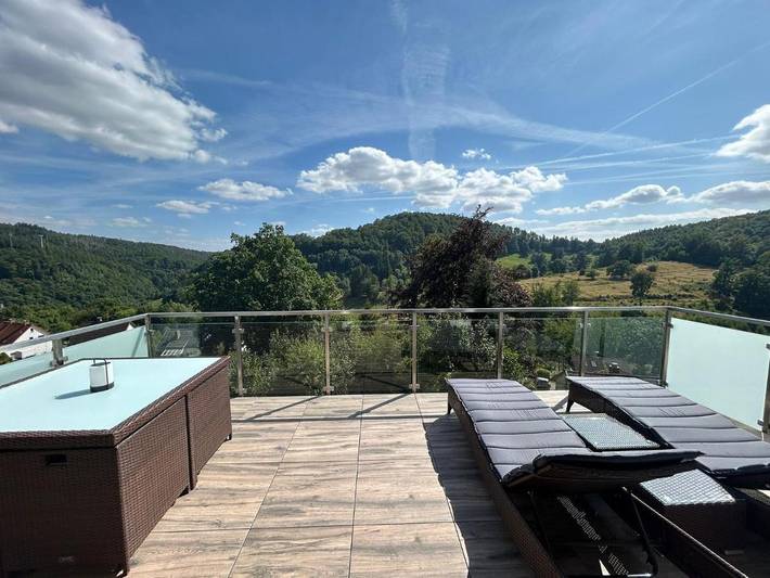 Ferienhaus für 4 Personen, mit Ausblick und Terrasse sowie Sauna, mit Haustier in Wieda - 2