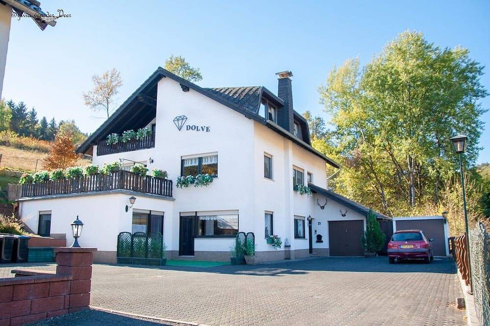 Large apartment in the Vulkaneifel on a mountain located!!! Up to 12 people! above in Mürlenbach, Vulkaneifel