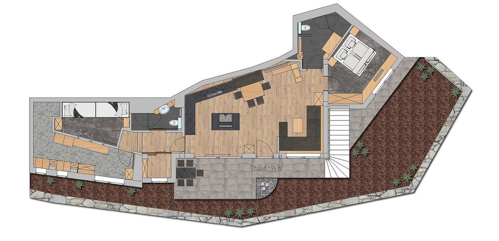 Hütte für 4 Personen, mit Garten in Kappl - 4