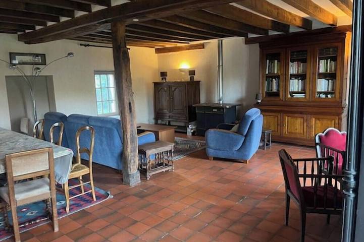 Location de vacances pour 6 personnes, avec jardin à Coullons