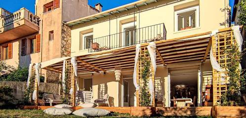 Gîte pour 6 personnes, avec jardin et vue, animaux acceptés à La Turbie